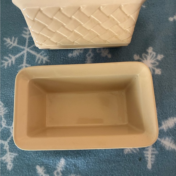 Tastefully Simple Mini Ceramic Loaf Pan - Picture 2 of 3